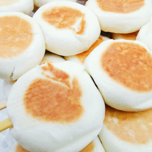 冷冻红豆饼,奶黄饼串20串/袋油炸小吃半成品素饼烧烤食材面点串