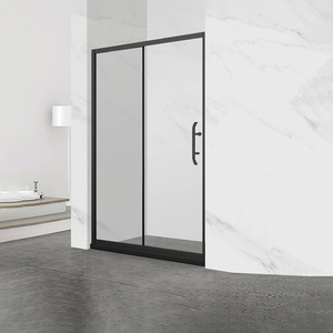 箭牌一字型整体定制淋浴房家用卫生间干湿分离玻璃推拉移门隔断间