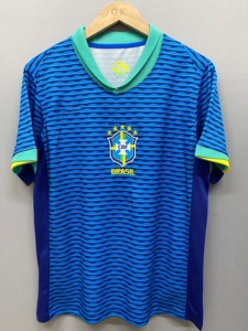 2425赛季巴西客场球衣泰版短袖足球服队服 football jersey shirt