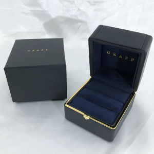 新款graff戒指新款格拉芙钻戒盒graff戒指盒项链盒吊坠盒皮质首饰