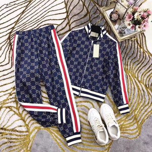 g家21s早春新款潮牌酷奇套装双g女装开衫两件套休闲运动cucci套装