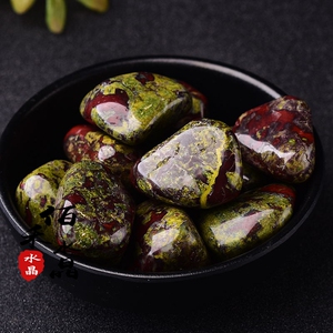天然龙血石碎石大颗粒摆件鱼缸花盆造景装饰石矿石标本石园艺观赏