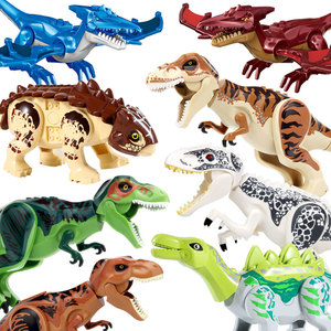 恐龙兼容乐高积木拼装益智甲龙霸王龙侏罗纪重爪龙棘背龙男孩玩具