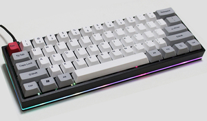 RGB60铝壳侧面透光机械键盘