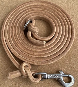 意大利黄牛皮狗狗牵引带 德牧高端真皮牵引绳 德国牧羊犬比赛专用