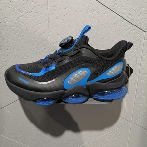 安踏儿童运动鞋中大童旋转纽扣男女童鞋子气垫跑步鞋312035586