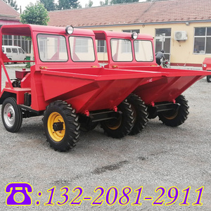 小型液压机械工程前卸式四轮翻斗蹦蹦车 fc-10型柴油工程翻斗车