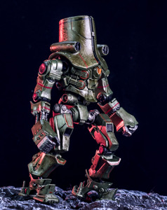 万代环太平洋机甲流浪者俄罗斯机甲阿尔法暴风赤红手办模型摆件人