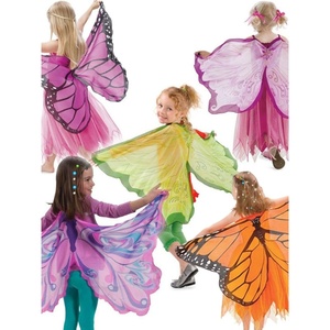 儿童装扮精灵天使蝴蝶翅膀玩具披风面具万圣节幼儿园表演出服