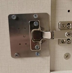 合页安装板柜门卡扣折页木板橱门角柜转角折叠门老式合页橱柜