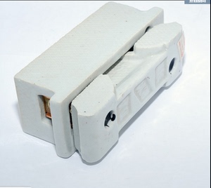 清仓处理国标陶瓷保险盒插入式熔断器 白料 插铅丝保险盒rc1-60a