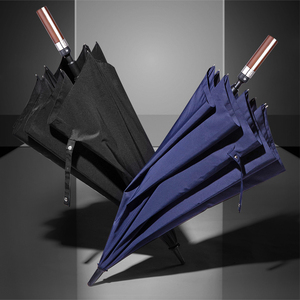 德国简约大号超大特大双人半自动直柄长柄雨s伞男士商务防风雨伞