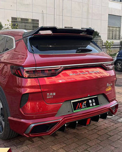 适用于比亚迪宋plus dm-i新款改装小包围前唇后唇免打孔尾翼运动