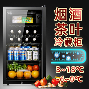 客厅办公室冰吧保鲜茶叶柜冷藏柜收纳小型现代茶叶储存专用小冰柜