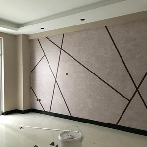 定制几何线条电视背景墙壁纸简约现代艺术墙纸硅藻泥纹理墙布壁画
