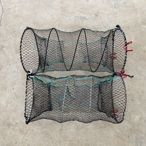 可折叠螃蟹笼捕甲鱼笼鳖笼龟笼龟网黑鱼笼花篮渔网笼鱼笼捕鱼虾笼