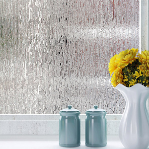 窗户玻璃贴纸透光不透明3d卫生间厕所防偷窥走光艺术磨砂玻璃贴膜