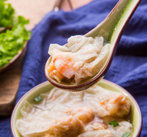 榕佳宴福州虾仁肉燕 手工鲜虾仁小云吞扁食虾仁小馄饨108克*3