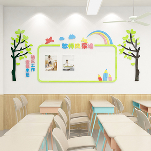 幼儿园墙面装饰老师风采简介形象展示教师办公室照片文化墙贴小学