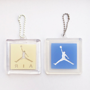 适配aj4吊牌ow联名白帆半透明蝉翼男女union骑士乔丹黑蓝装饰鞋扣