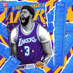 湖人队浓眉安东尼戴维斯3号卫衣男科比詹姆斯定制款篮球潮牌球衣