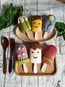 雪糕卡通馒头模具 棒冰花样面食家用立体宝宝辅食 手工冰淇淋港式