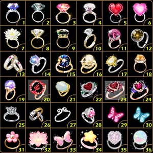 劲舞团定情守护紧箍咒粉蓝蝶闪耀华钻情侣戒指最新款抽奖非卖永久