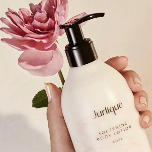 jurlique/茱莉蔻身体乳玫瑰柔肤身体乳300ml天然植萃香氛浴滋润