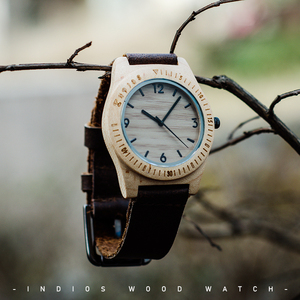 情侣木头手表男女阿美咔叽复古学生气质简约文艺森系创意防水真皮