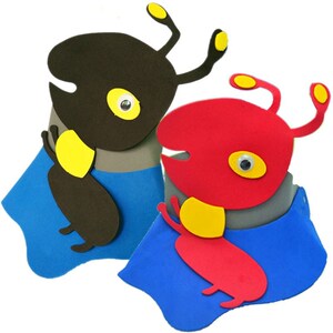 儿童动物头饰帽子表演道具蜗牛毛毛虫蝴蝶蜜蜂蜻蜓昆虫头套幼儿园