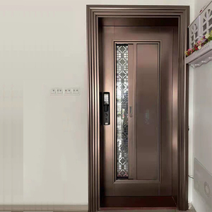 吉万福高端韩式门304不锈钢门单门通风透气房间进户门防锈防盗门