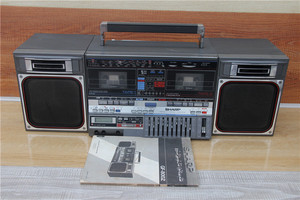 二手日本夏普/声宝gf-800收录机 录音机 收音机 磁带机 老收录机