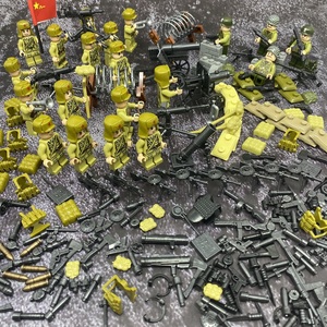 乐高积木上甘岭战役抗保卫战抗美援朝人民志愿军长津湖水门桥玩具