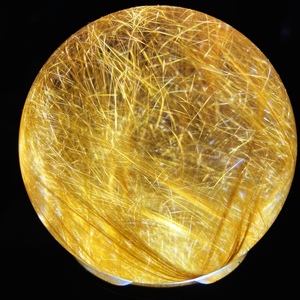 天然金发晶球巴西发金钛晶球钛晶球天然水晶（直播专拍）
