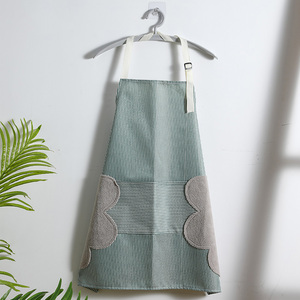 牛津布围裙家用厨房2022新款网红高端家里家外围腰可擦手炒菜做饭