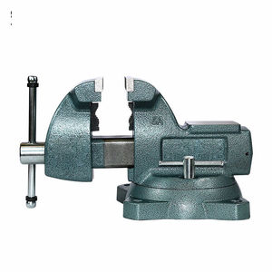 安赛瑞重型台虎钳多功能精密工作台夹具木工维修方钢桌钳大象4英