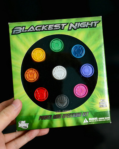 dc dcd 绿灯侠 七灯军团 灯戒 戒指 1:1道具 可亮灯 收藏版 套装