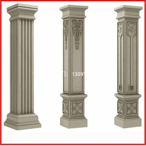 eps外墙装饰线条泡沫罗马柱定制发泡陶瓷柱子柱头装饰线条包角柱