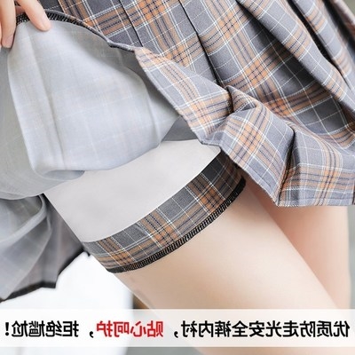 格子百褶裙春秋2018新款齐小短裙子女春夏季学生超短款韩版半身裙