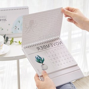 手绘故宫自制台历diy空白单词记事本文艺日历2019年韩版可爱相册