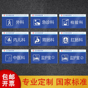 治疗室标识牌子医院诊所门牌pvc塑料板创意个性标志墙贴标示标牌药店