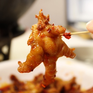 爆炒卤无骨凤爪卤后净食材450克89.8元为一锅顺丰空运包邮