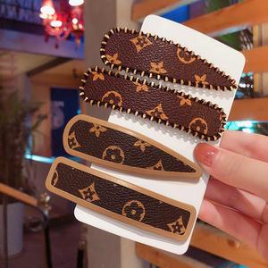 lv5&vv发饰小发圈发夹bb夹女刘海夹网红同款侧边夹发卡顶夹子头饰