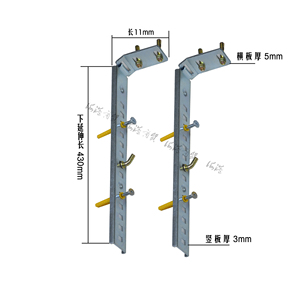 电热水器吊顶挂架支架热水器挂架通用款托架l型吊顶挂架空心墙用