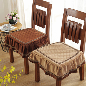 椅子垫子餐桌凳子垫板凳坐垫家用实木餐椅垫防滑加厚冬季毛绒厚软