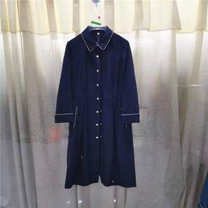 圣典葳wds20q358圣丹青时尚风衣女秋季新品女装中长款收腰外套潮