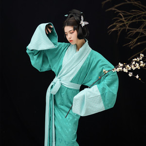 佛伦汉服福袋马王堆直裾袍女《青菀》秦汉复原非影楼古装(可来料