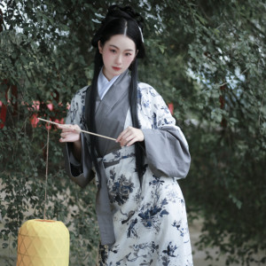 佛伦汉服马王堆直裾袍《归执》秦汉复原男女春夏接来料非穿越古装