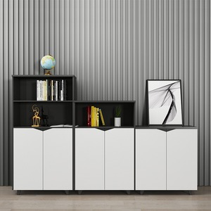 简约现代木质矮柜储物文件柜地柜办公室柜子置物柜时尚收纳边柜新