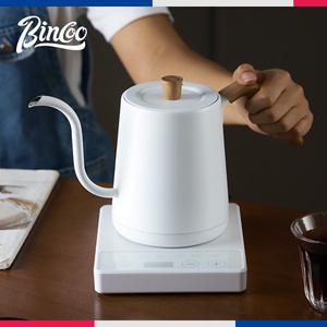 Bincoo智能控温手冲咖啡壶不锈钢家用细口长嘴壶恒温电热水壶温控